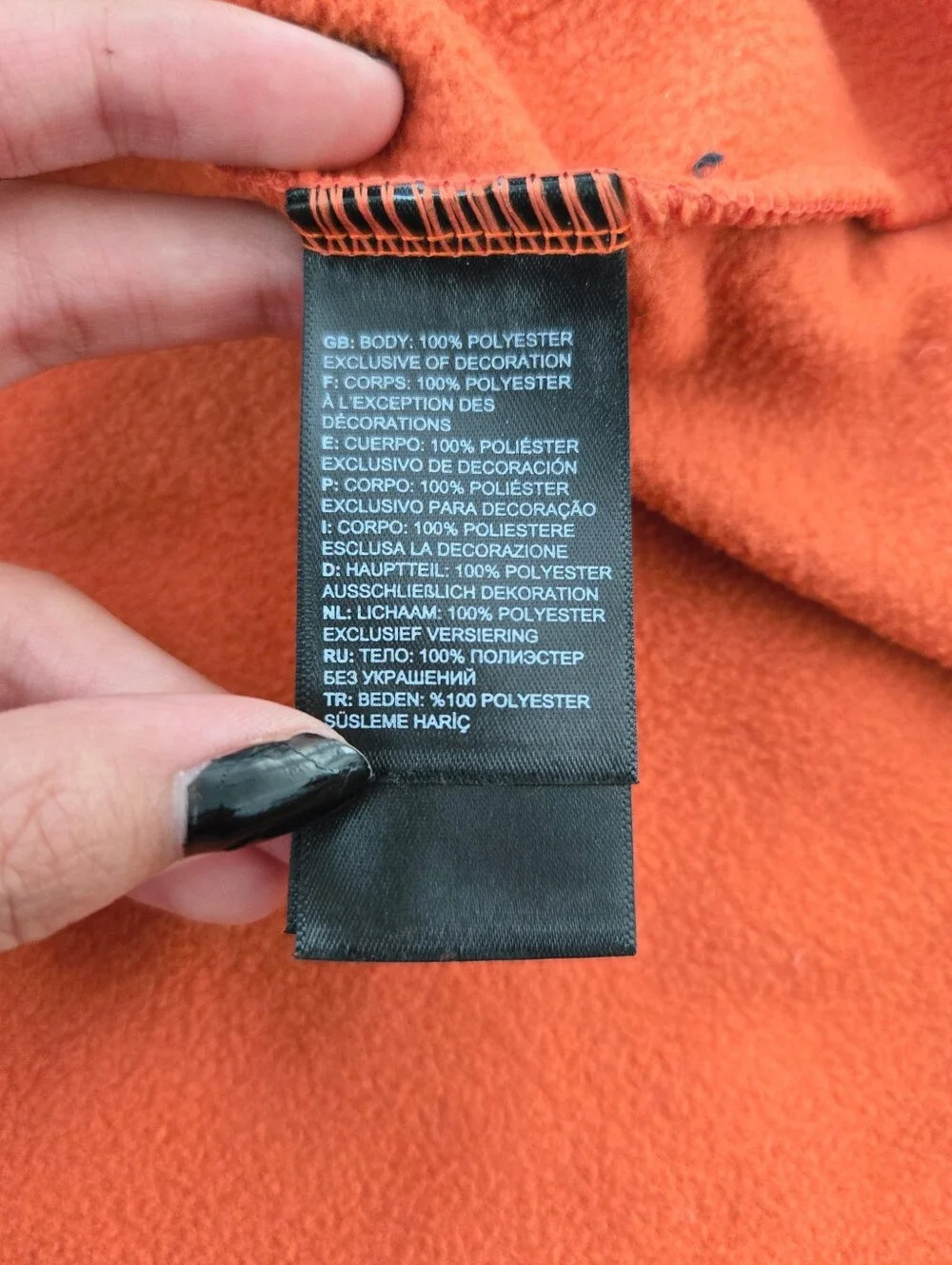 The North Face TKA Glacier Snap-Neck Pullover. Burnt Ochre/TNF Black. Size Small